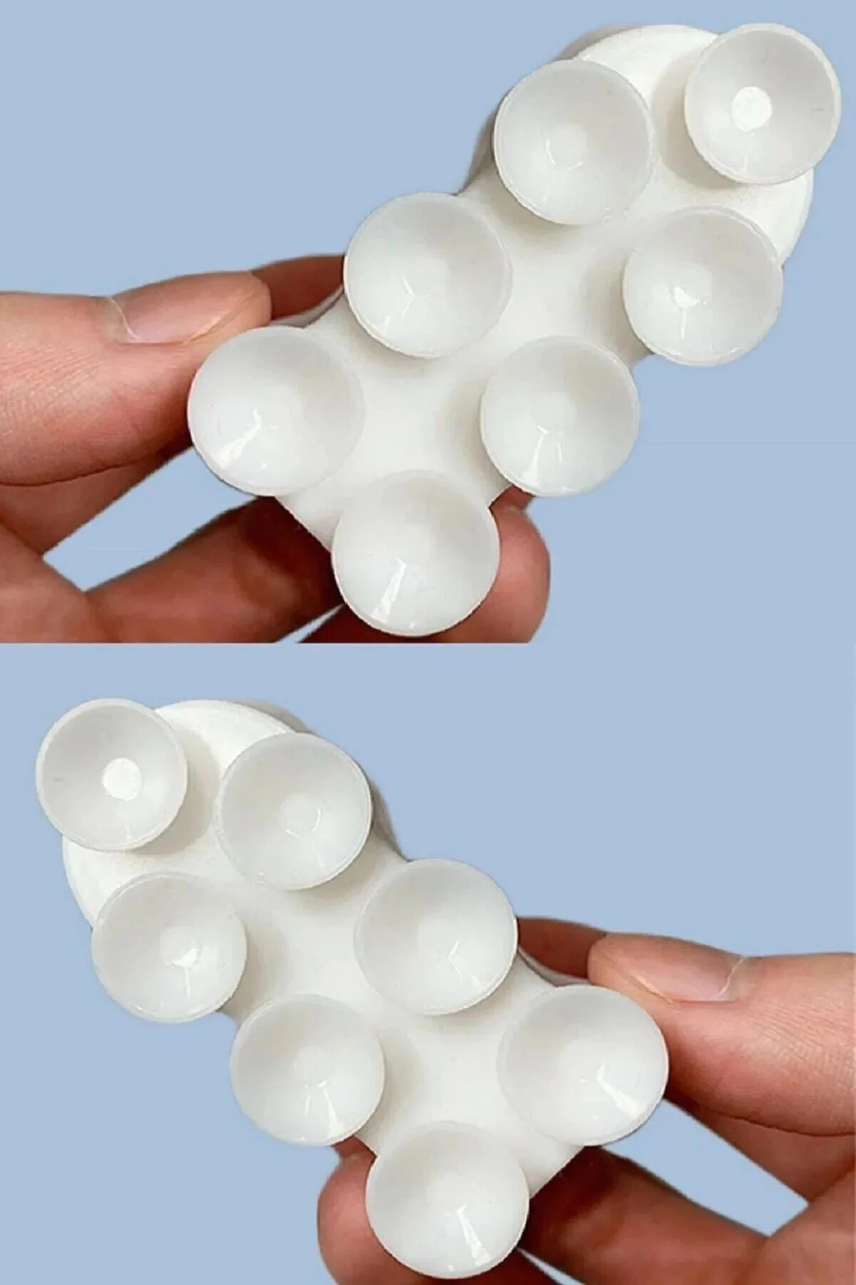 Vantuzlu Silikon Duş Başlığı - Banyo Başlığı Askı Tutucu - Görsel 3