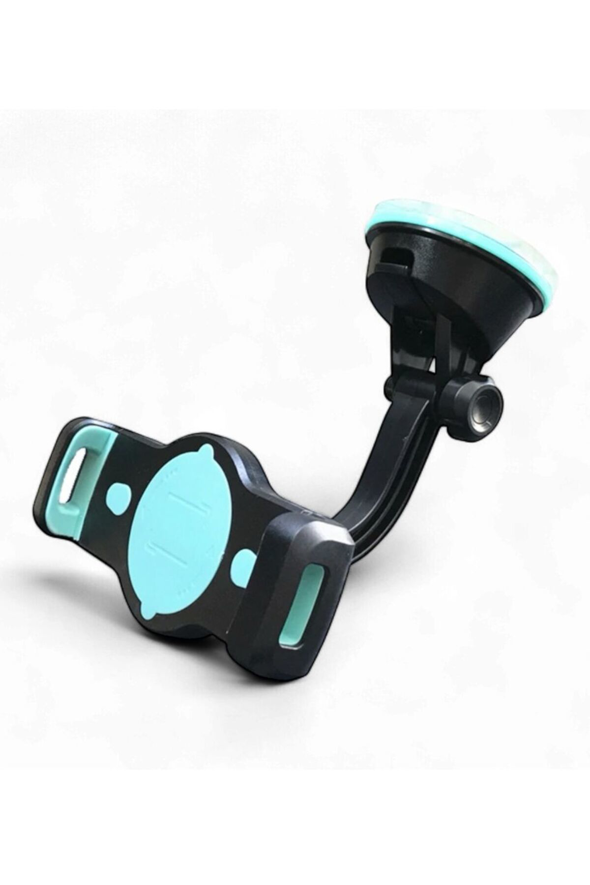 Vantuzlu Siyah 360° Döner Tablet ve Telefon Tutucu | Cam ve Düz Y
