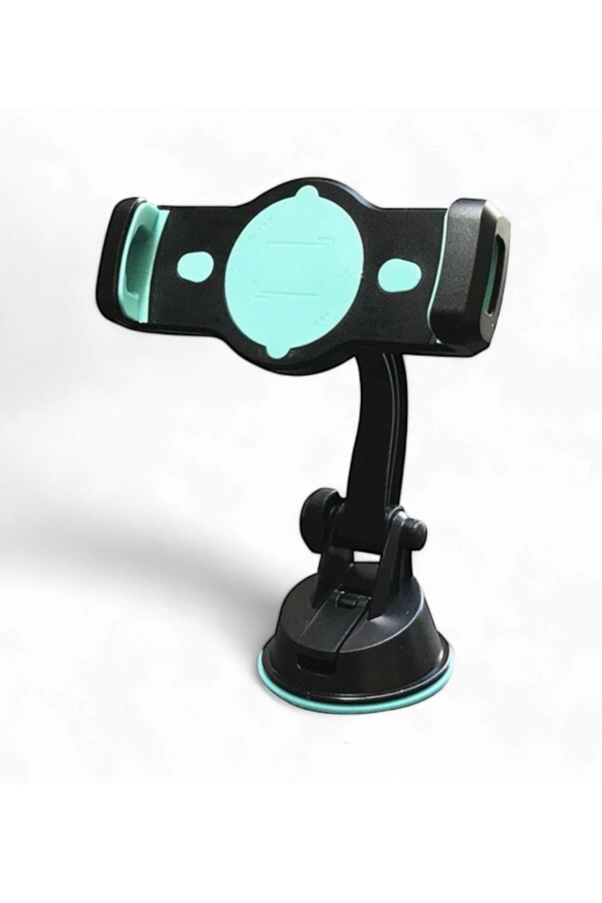 Vantuzlu Siyah 360° Döner Tablet ve Telefon Tutucu | Cam ve Düz Y