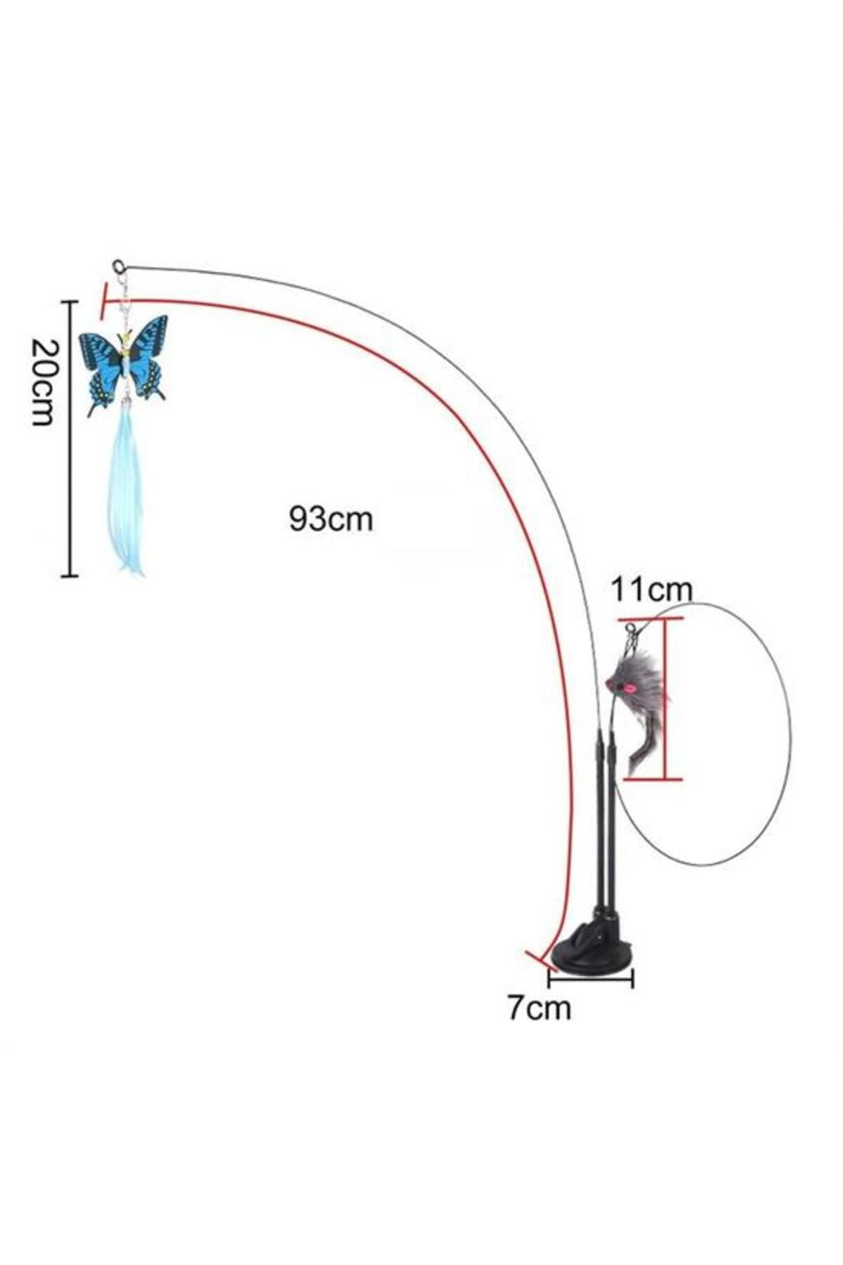 Ok Aksesuar Vantuzlu Tüylü Zilli Olta Kedi Oyuncağı (5060) Ok Aksesuar Vantuzlu Tüylü Zilli Olta Kedi Oyuncağı (5060)