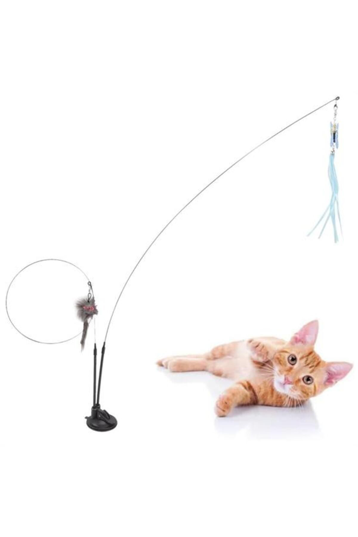 Ok Aksesuar Vantuzlu Tüylü Zilli Olta Kedi Oyuncağı (5060) Ok Aksesuar Vantuzlu Tüylü Zilli Olta Kedi Oyuncağı (5060)