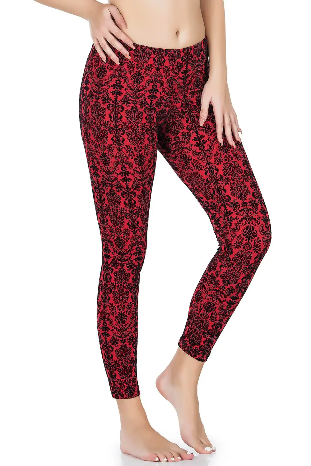 Varak Desenli Kadın Tayt 457