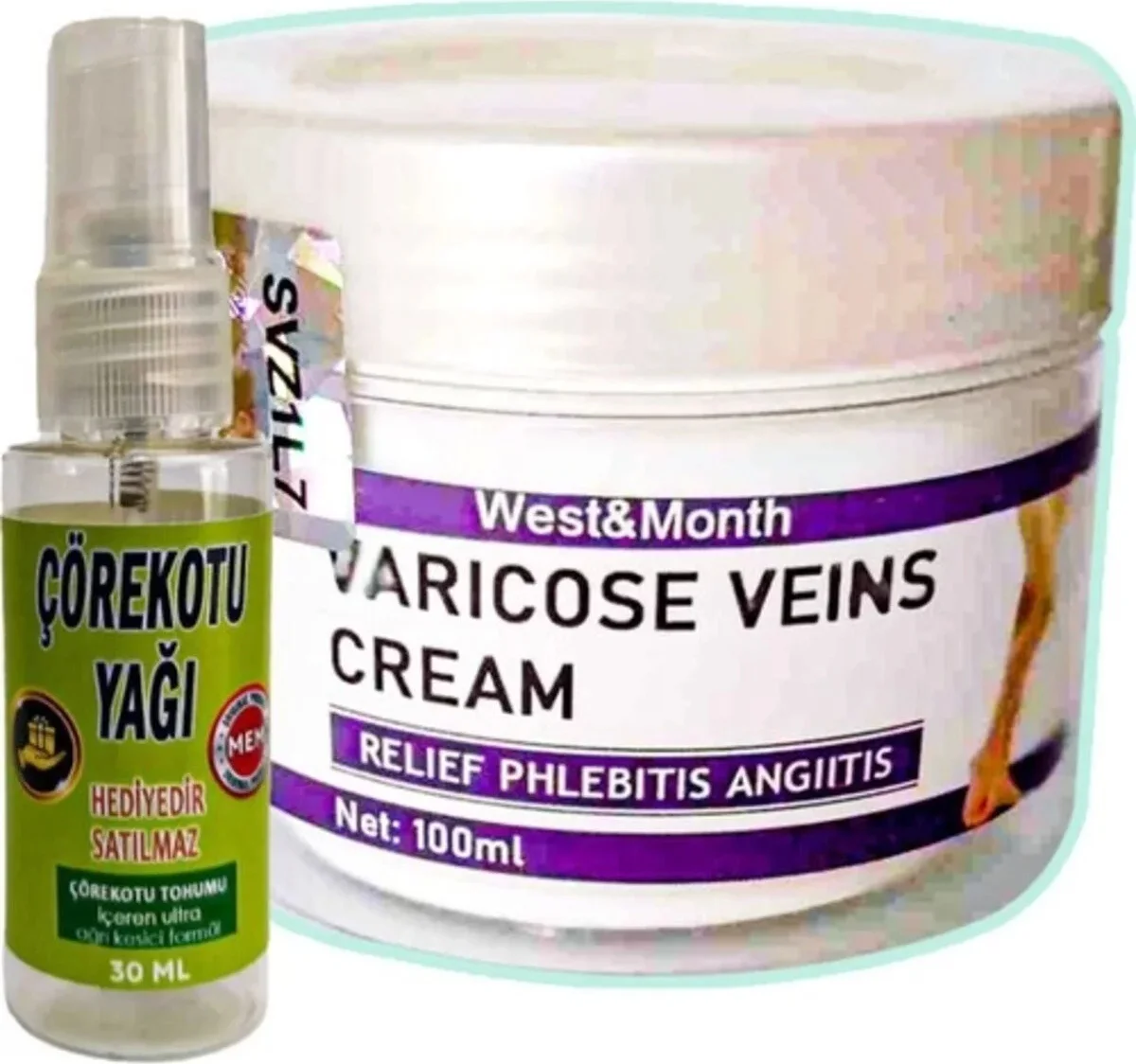 Varcse Vnis Bakım Kremi + Çörek Otu Yağı – Cilt Bakım Seti 100 ml + 30 ml
