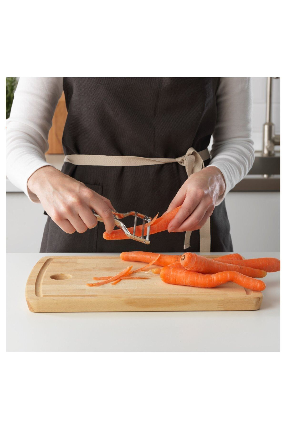 İkea Vardagen Paslanmaz Çelik Gri 13Cm Soyacak