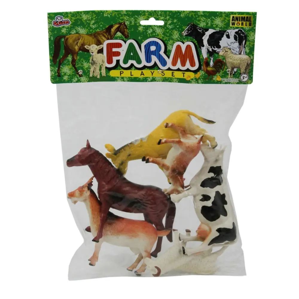 Vardem 6 Parça 8 İnç Çiftlik Hayvanları Seti SH-9001