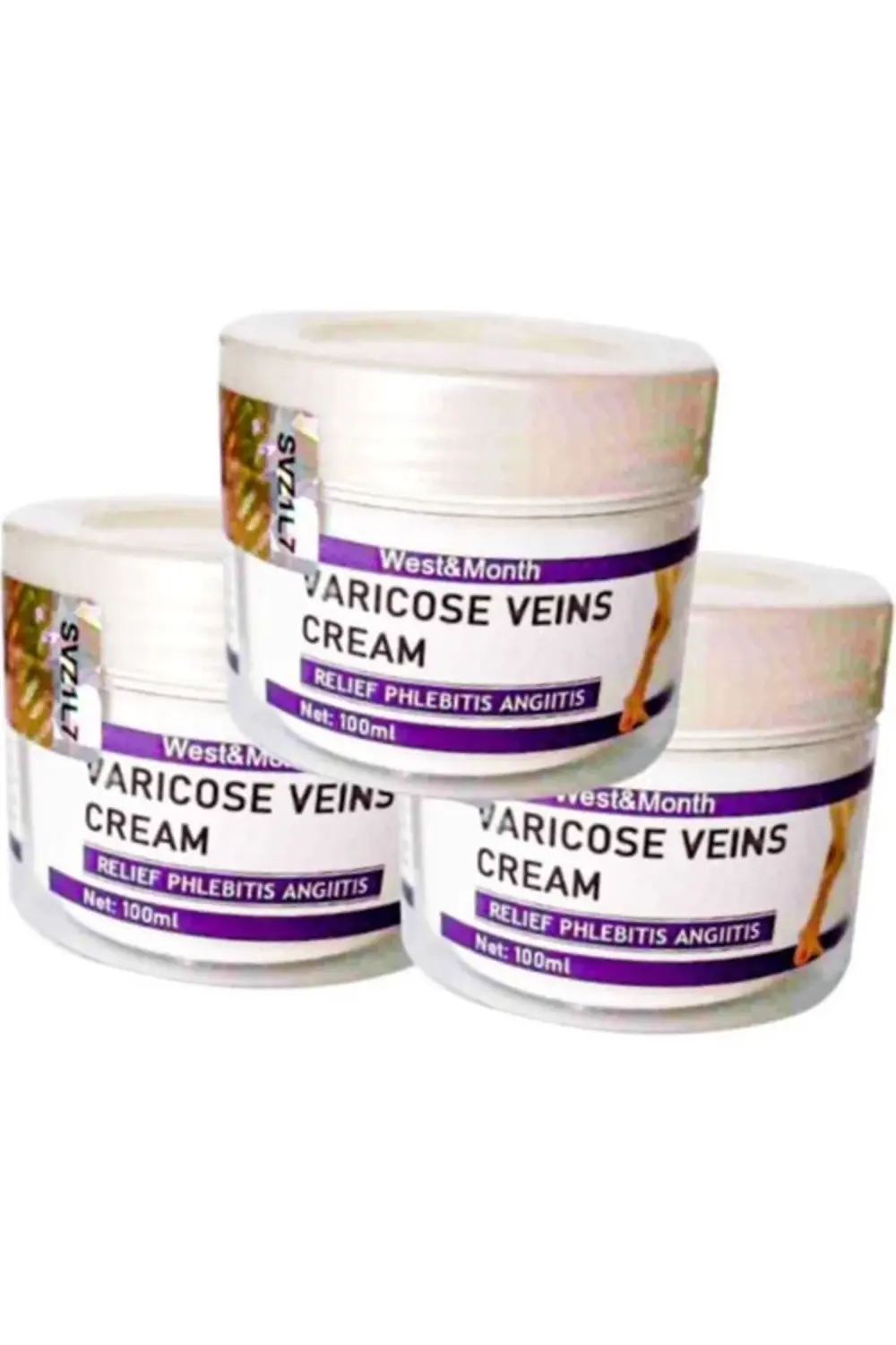 Varicose Vein Defense Cream West Month 100 Ml 3 Tane Birden Hznzf
