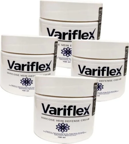 Variflex Damar Kremi - Varis ve Toplarak Damara Destek 150 ml x 4 Adet