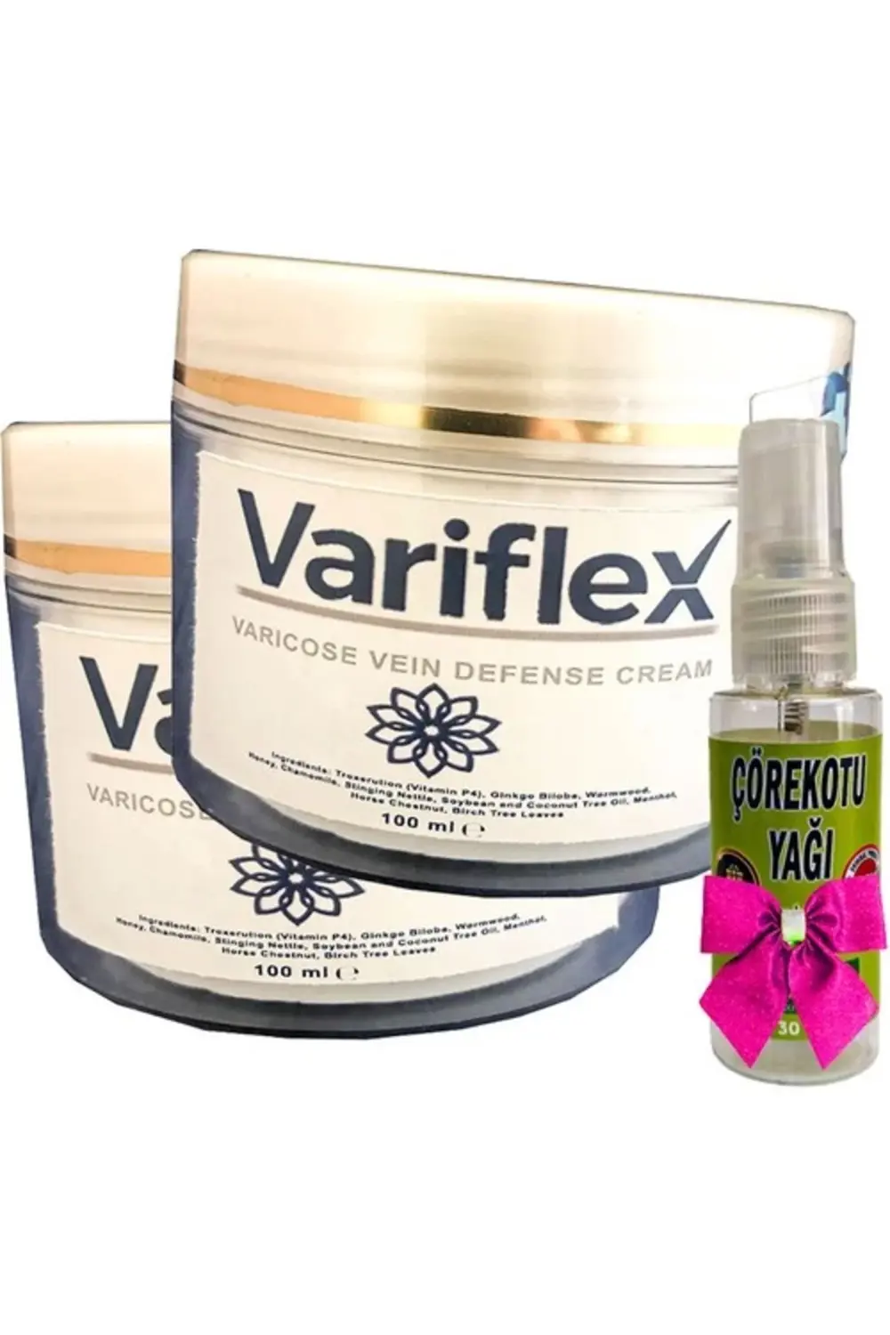 Variflex Krem 100 ml x 2 adet + ve Çörek Otu Yağı 30 ml