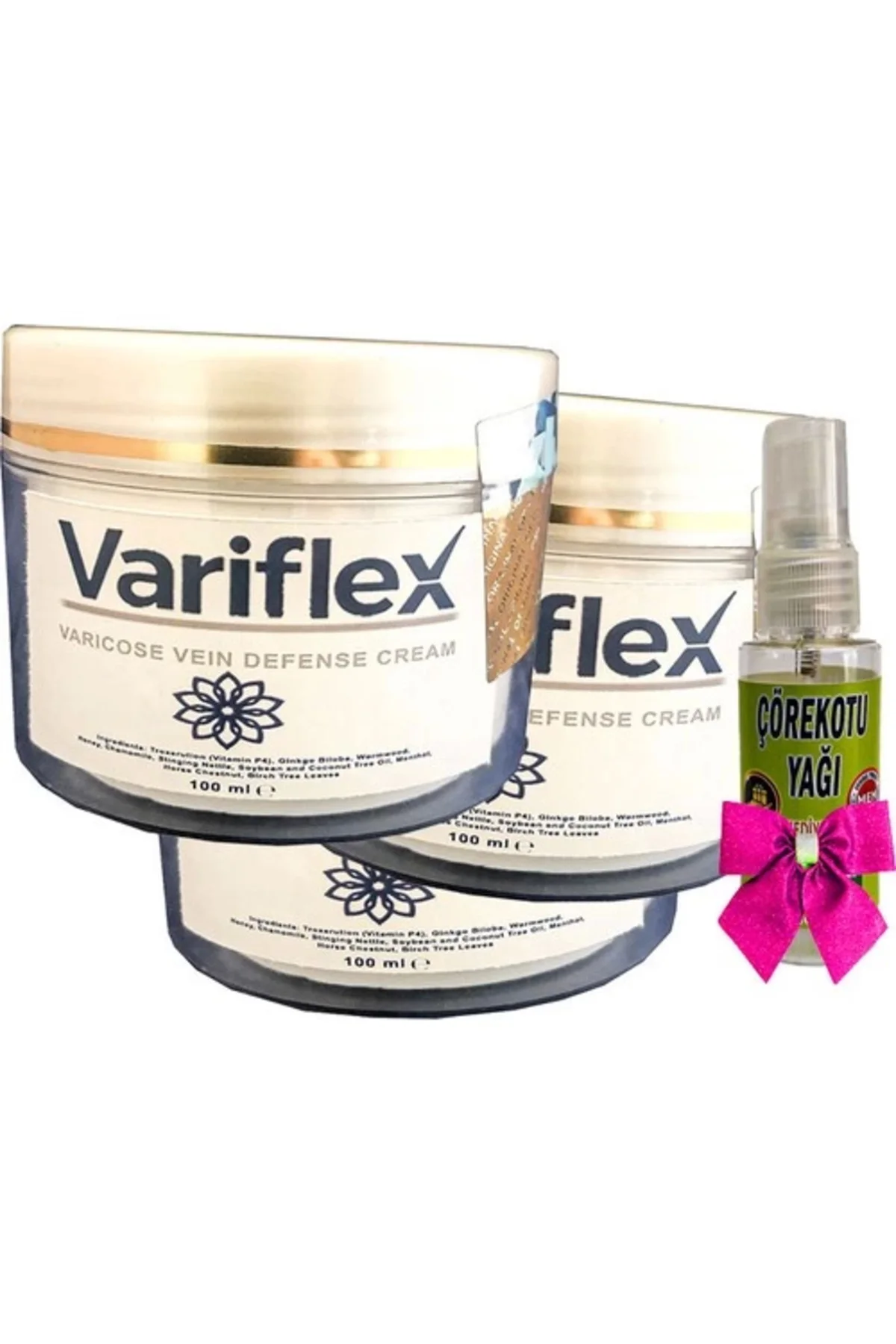 Variflex Krem 100 ml x 3 Adet + Çörek Otu Yağı 30 ml | Eklemler İçin Doğal Destek