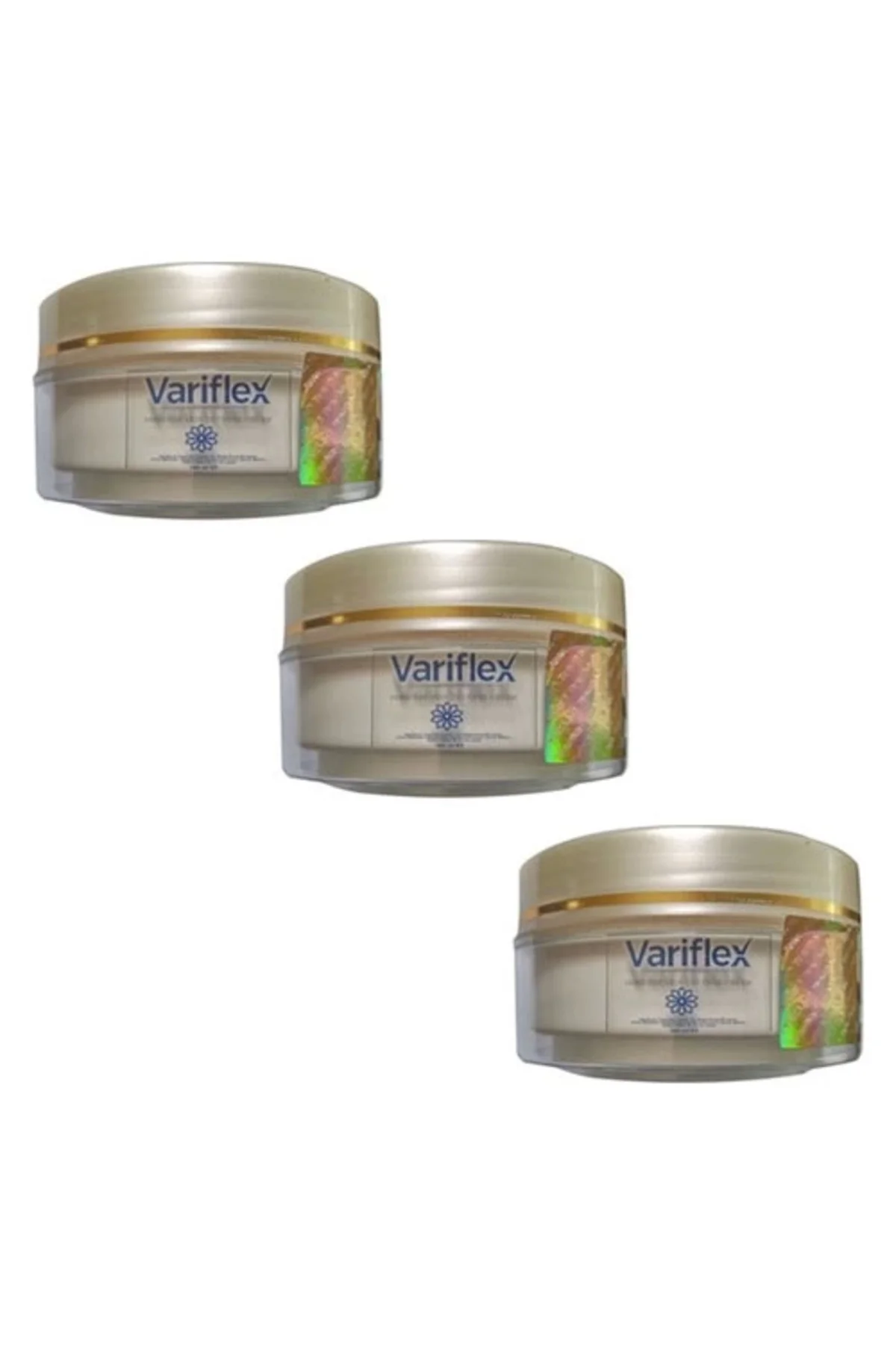 Variflex Krem 3 Adet Gezer Terlik Seti – Rahat ve Şık Ev Terliği