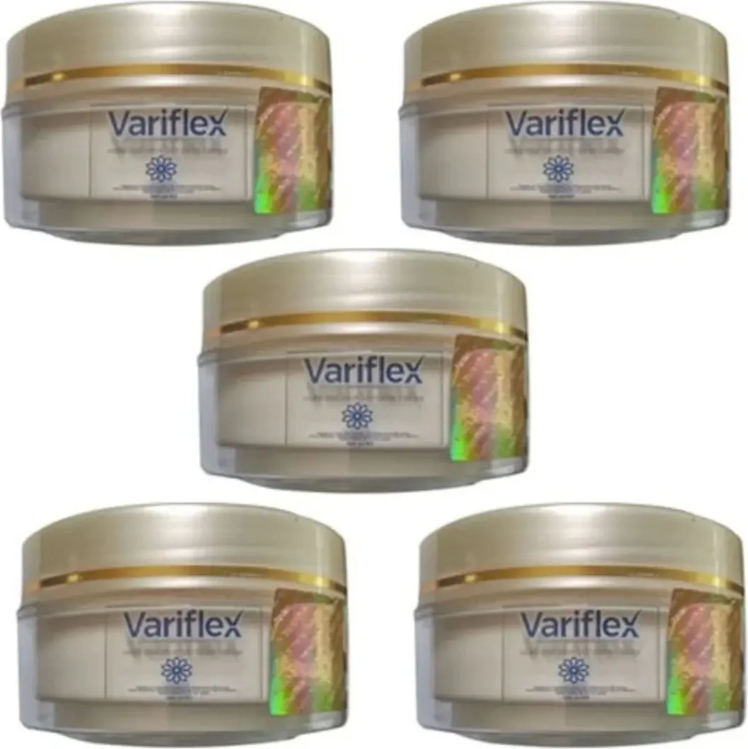Variflex Krem 5 Adet Gezer Terlik Seti – Rahat ve Şık Ev Terliği