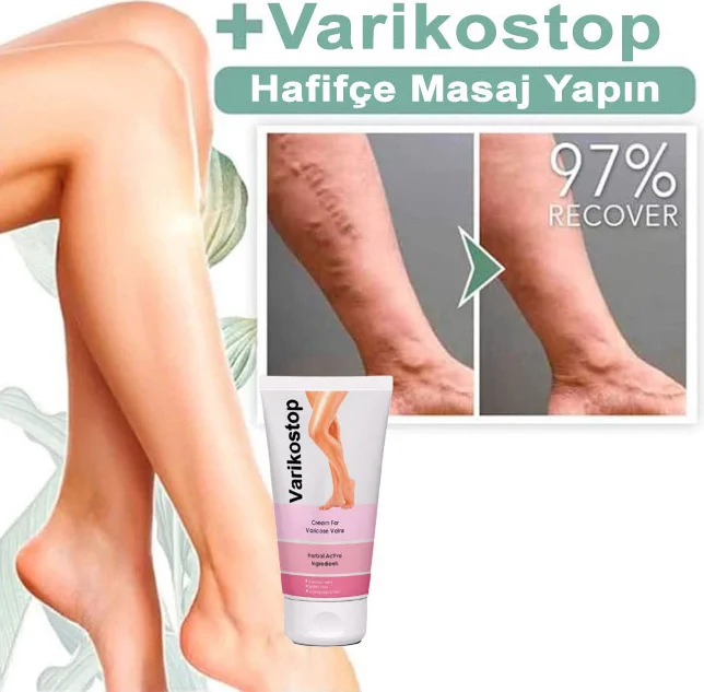 Varikostop — Bacaklardaki Varisli Damarlar İçin Etkili Krem (2 Adet)
