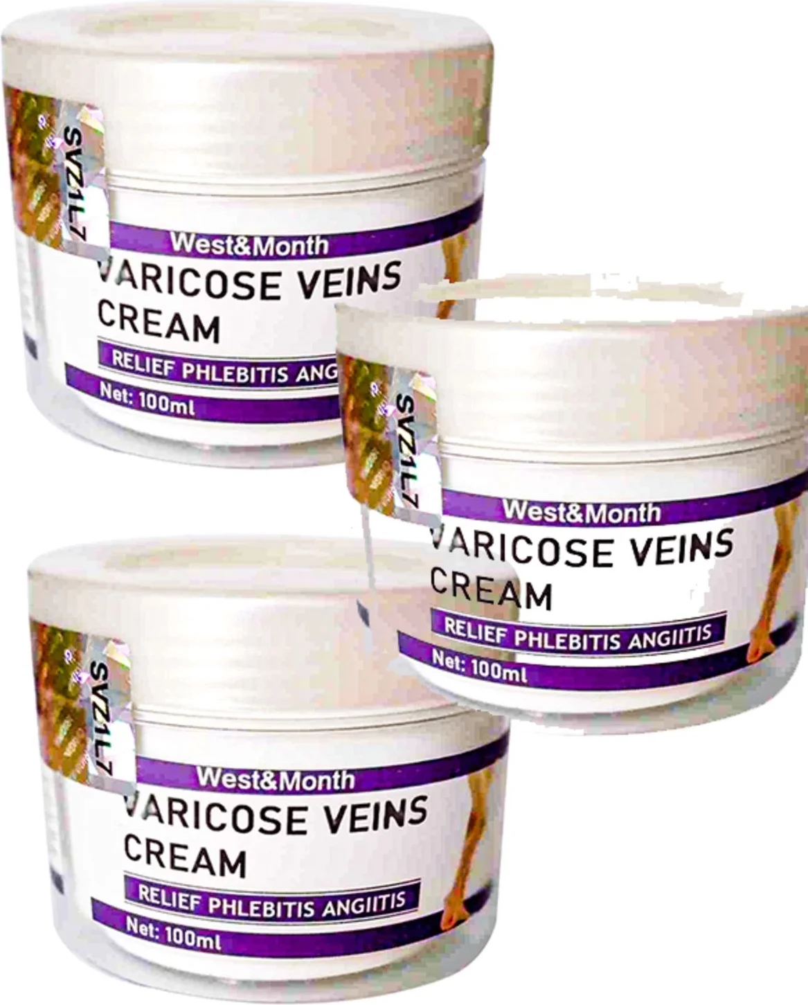 Varix Varicose Veins West&month Bacak Kremi 100 ml x 3 Adet | Varis Kremi