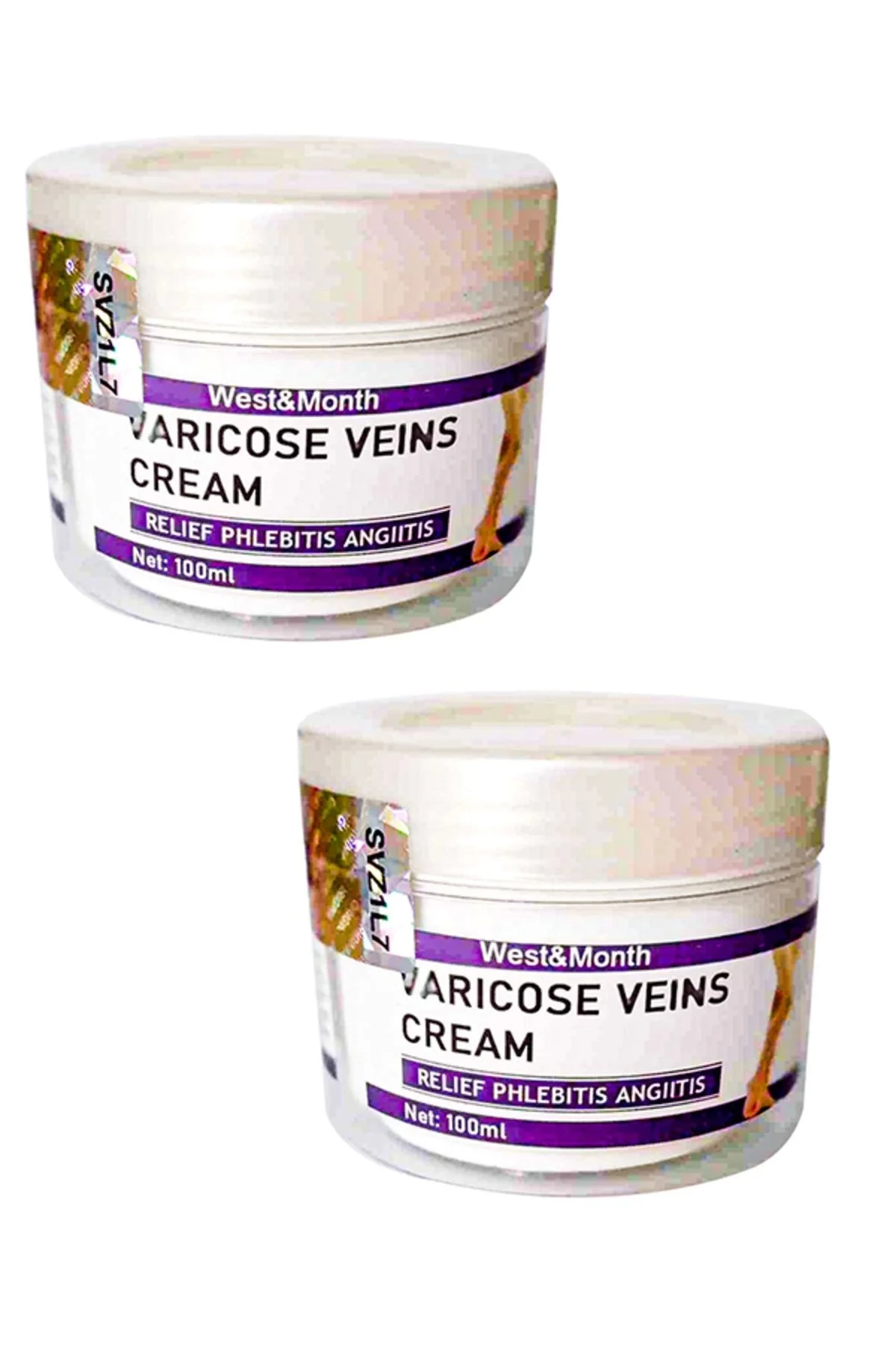Varix Varis ve Damar Bakım Kremi - Bacak Ağrısı ve Şişlik İçin Etkili Çözüm 100 ml x 2