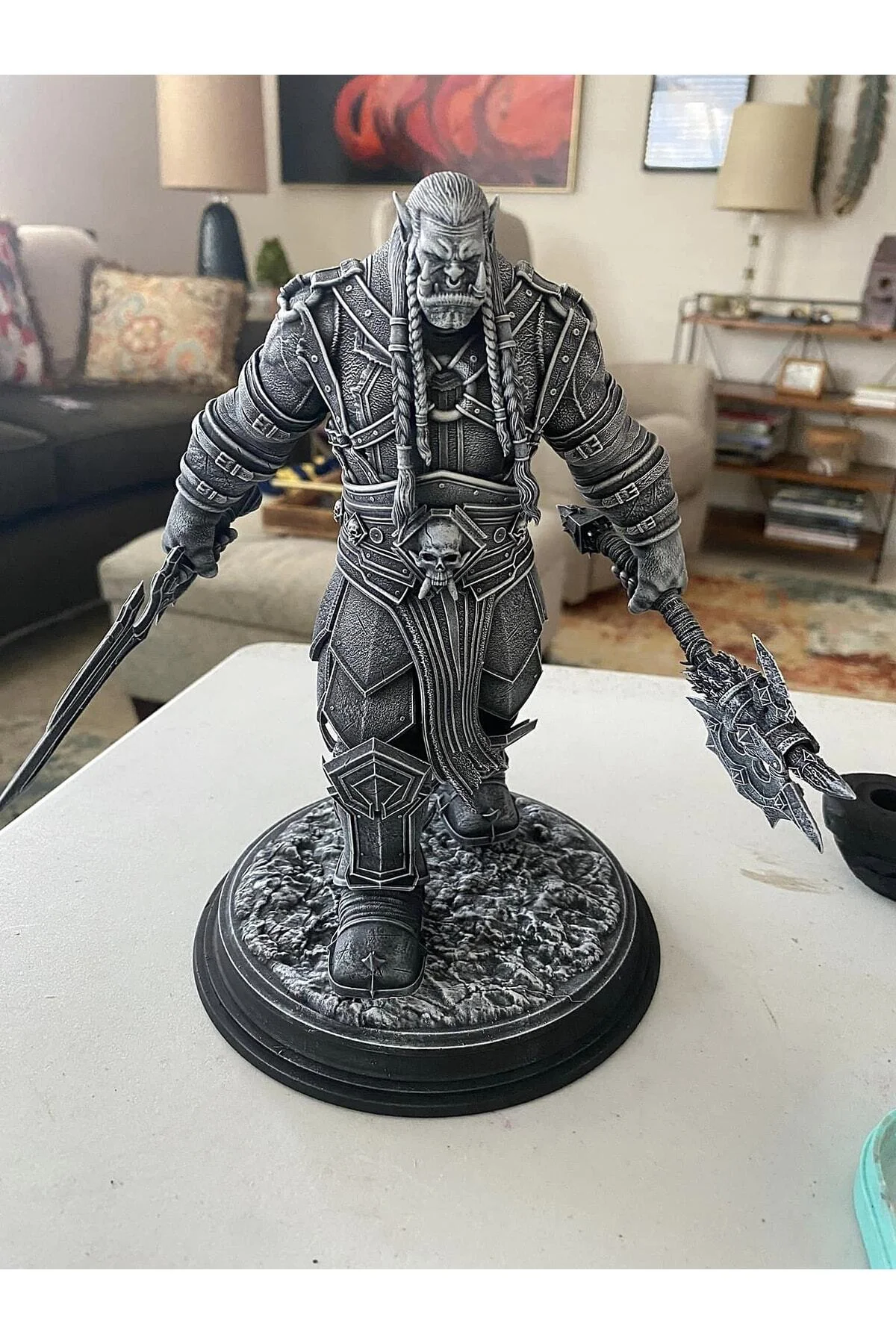 Varok Saurfang World Of Warcraft Boyalı Figür 20 cm Dev Boy