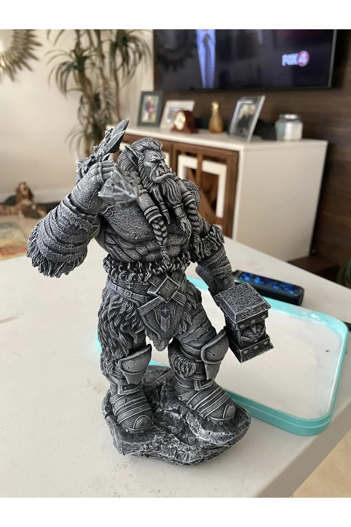 Varok Saurfang World Of Warcraft Boyalı Figür 20 cm Dev Boy