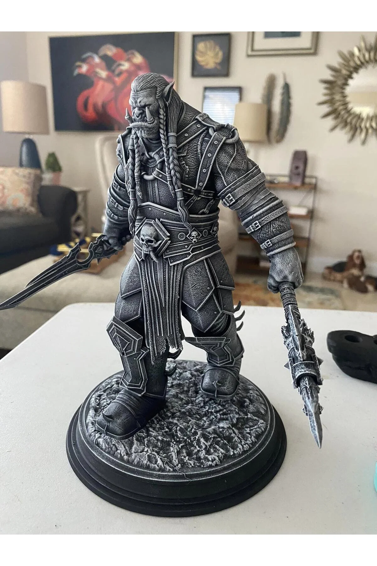 Varok Saurfang World Of Warcraft Boyalı Figür 20 cm Dev Boy