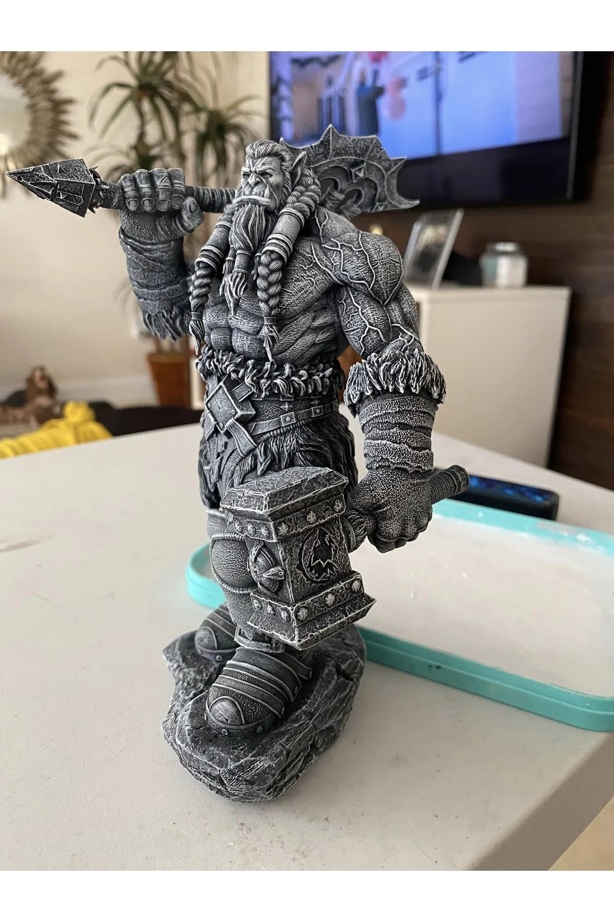 Varok Saurfang World Of Warcraft Boyalı Figür 20 cm Dev Boy