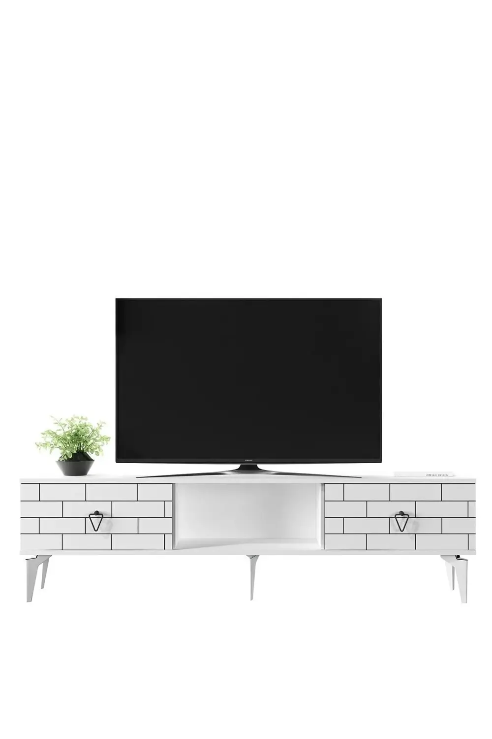 Varrna Tv Sehpası Alt Modül Beyaz-beyaz