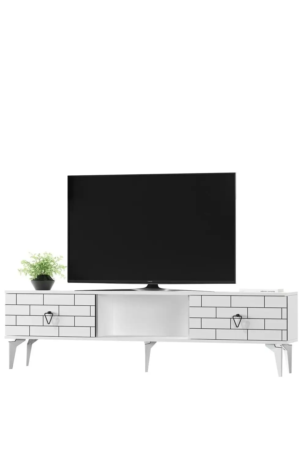 Varrna Tv Sehpası Alt Modül Beyaz-beyaz