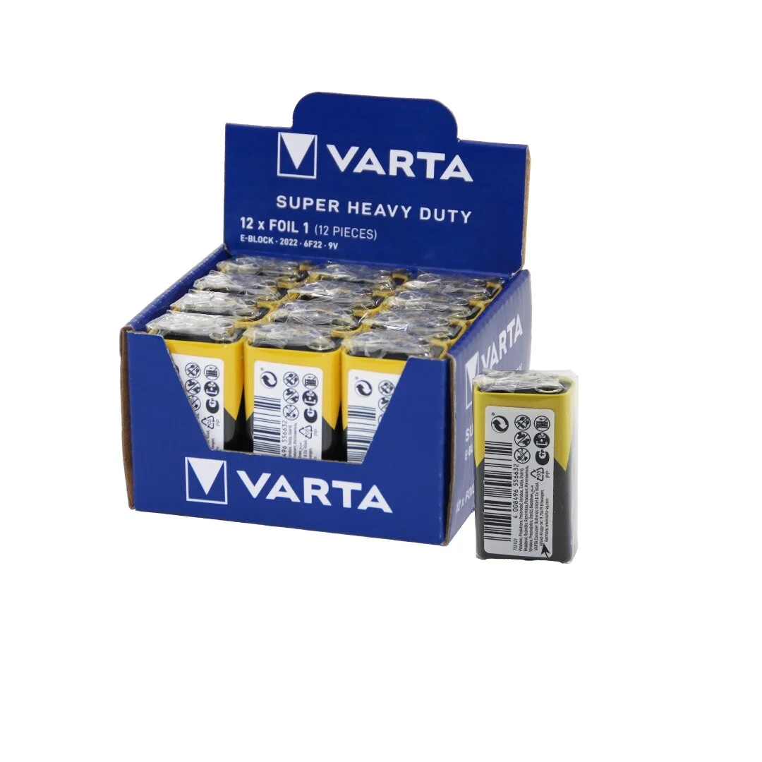 Varta  9 Volt  Pil  E   12pcs Bx40 Fiyatı, Yorumları ve Özellikleri
