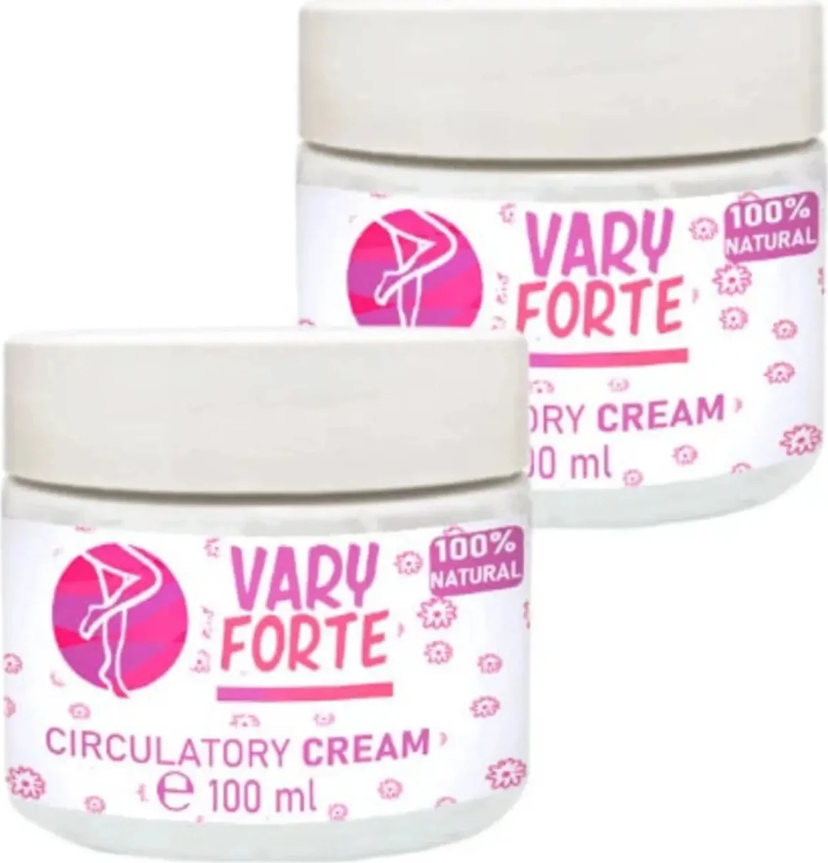 Vary Forte Kavanoz Karşı Krem 100 ml x 2 Adet – Cilt Yenileyici Besleyici Krem