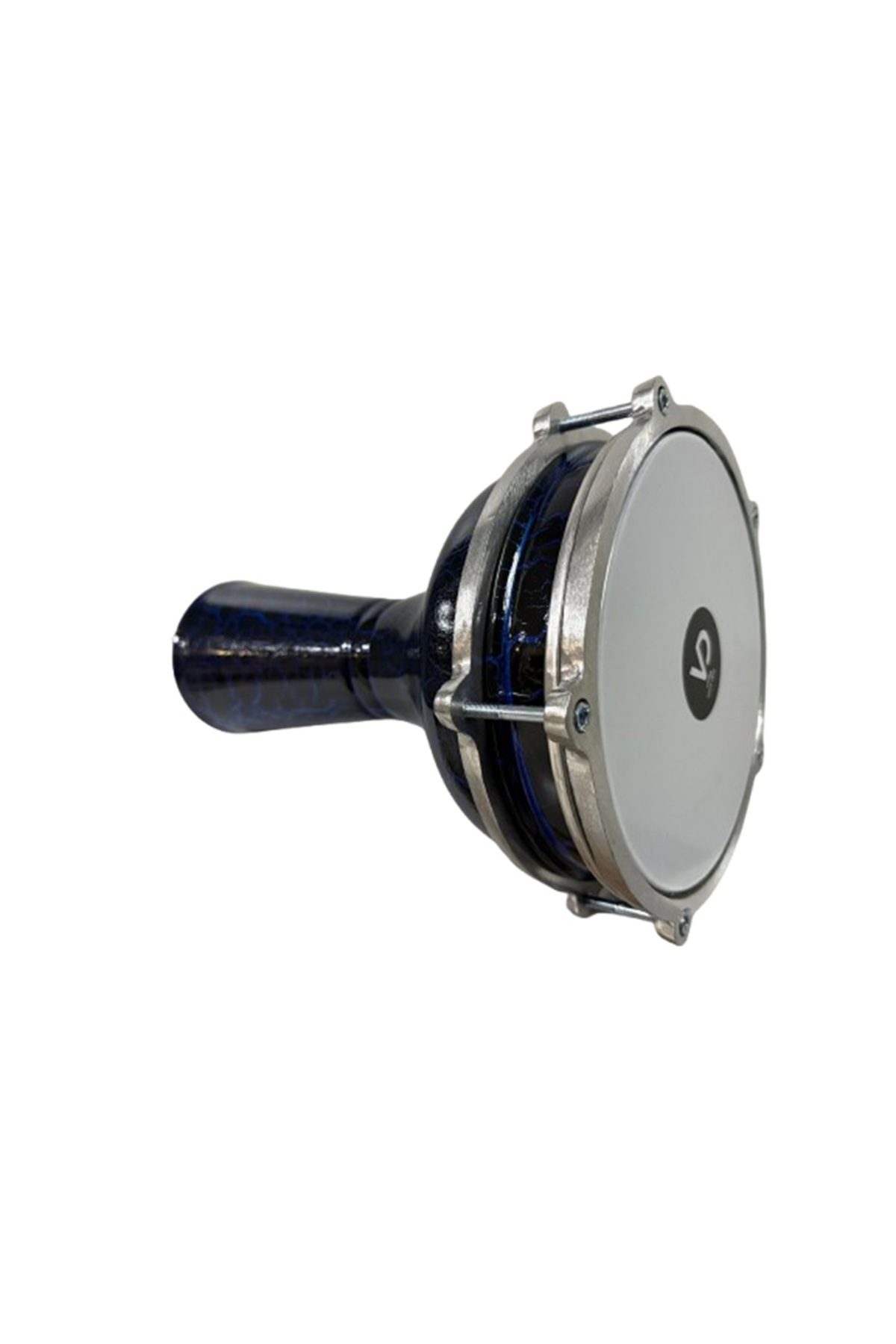 Vatan Darbuka 5 Numara Çatlak Boyalı Siyah - Laciveert Desenli