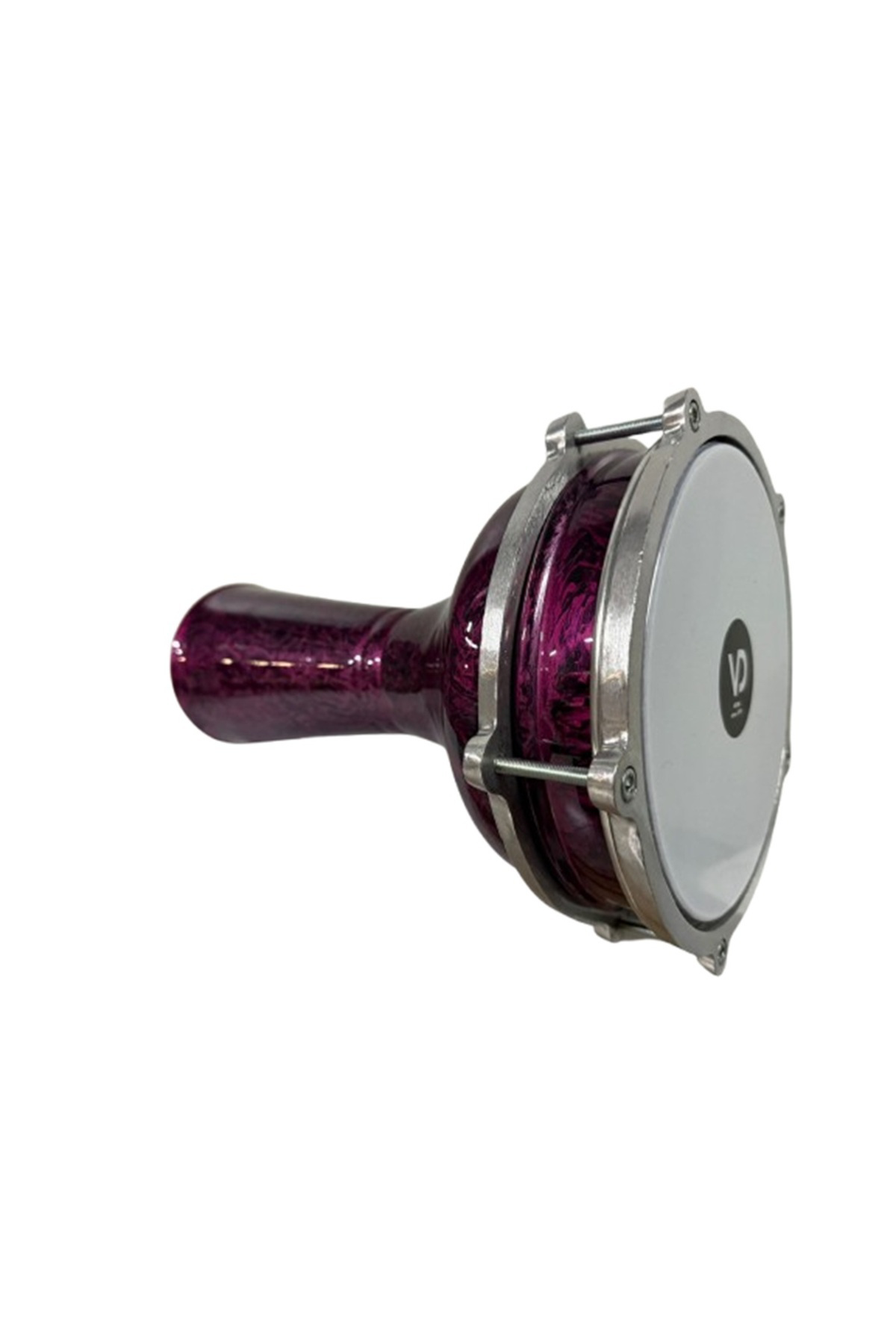 Vatan Darbuka 5 Numara Kırçıllı Siyah - Lila Boyalı