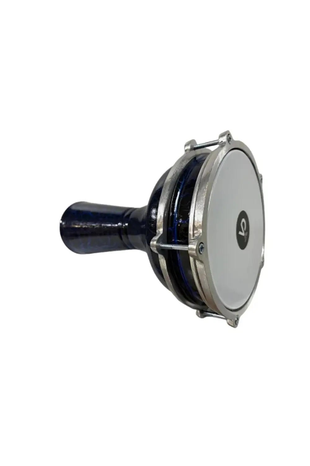 Vatan Darbuka 5 Numara Çatlak Boyalı Siyah - Laciveert Desenli