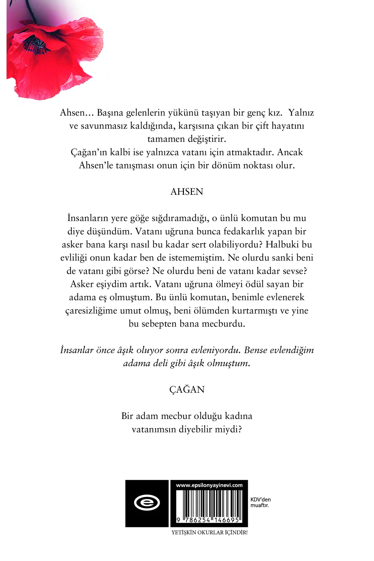 Vatanımsın / Pınar Özen / Epsilon Yayınevi / 9786254146695 Fiyatı, Yorumları ve Özellikleri