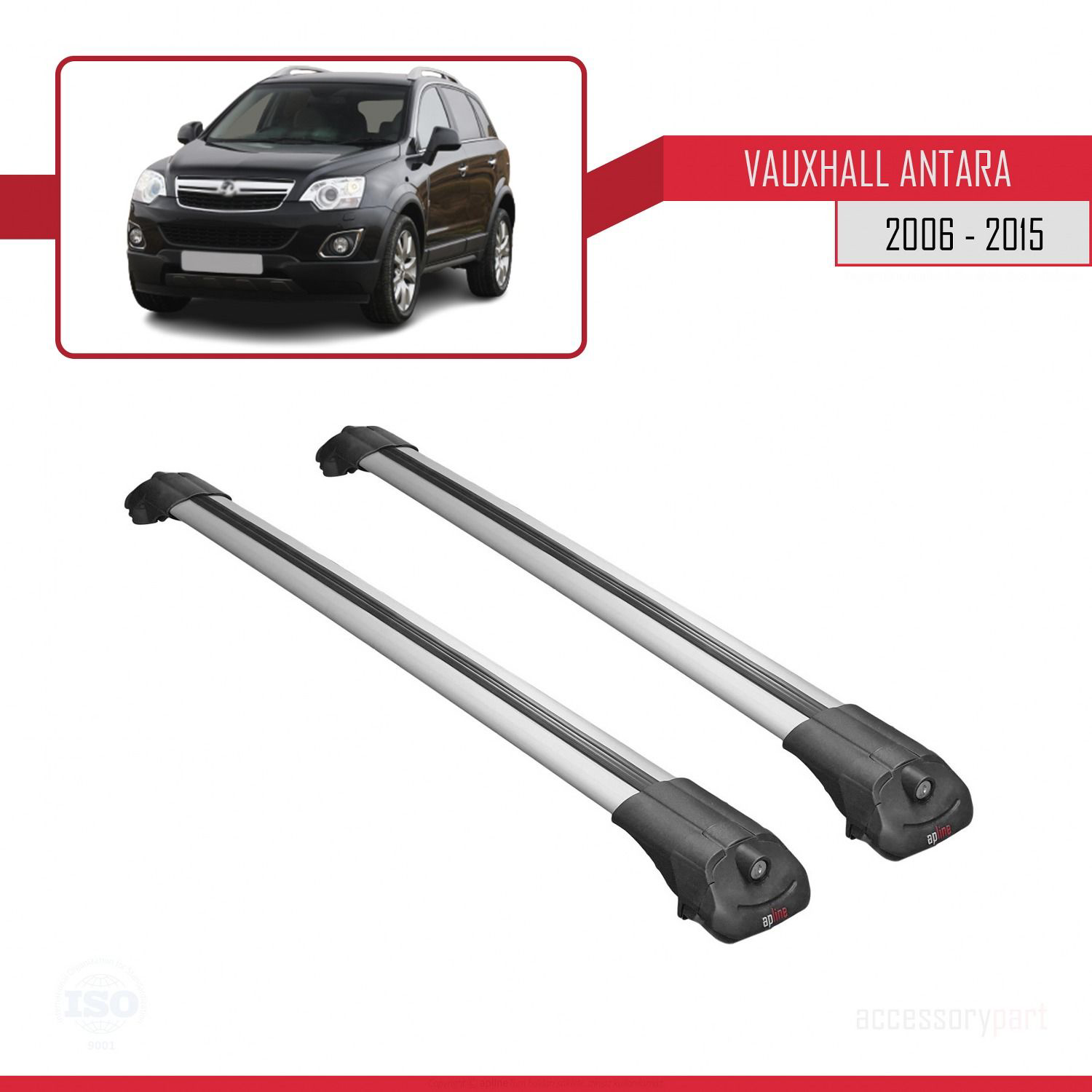 Vauxhall Antara 2006-2015 Arası ile uyumlu ACE-1 Ara Atkı Tavan B