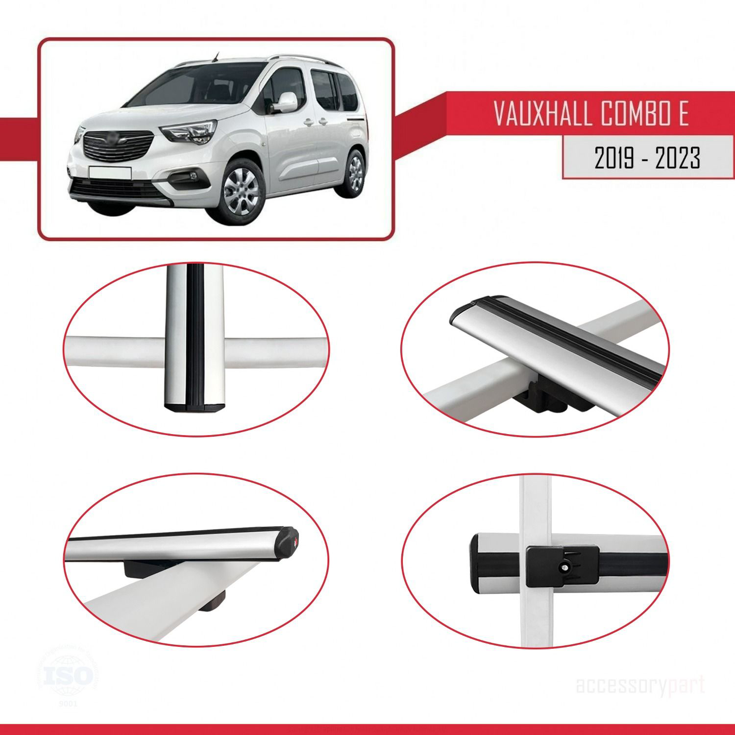 Vauxhall Combo E 2019-2023 Arası ile uyumlu Basic Model Ara Atkı 