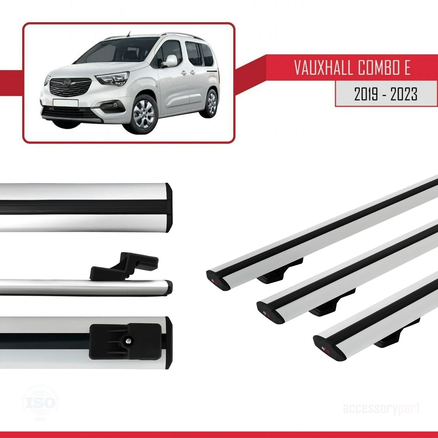 Vauxhall Combo E 2019-2023 Arası ile uyumlu Basic Model Ara Atkı 
