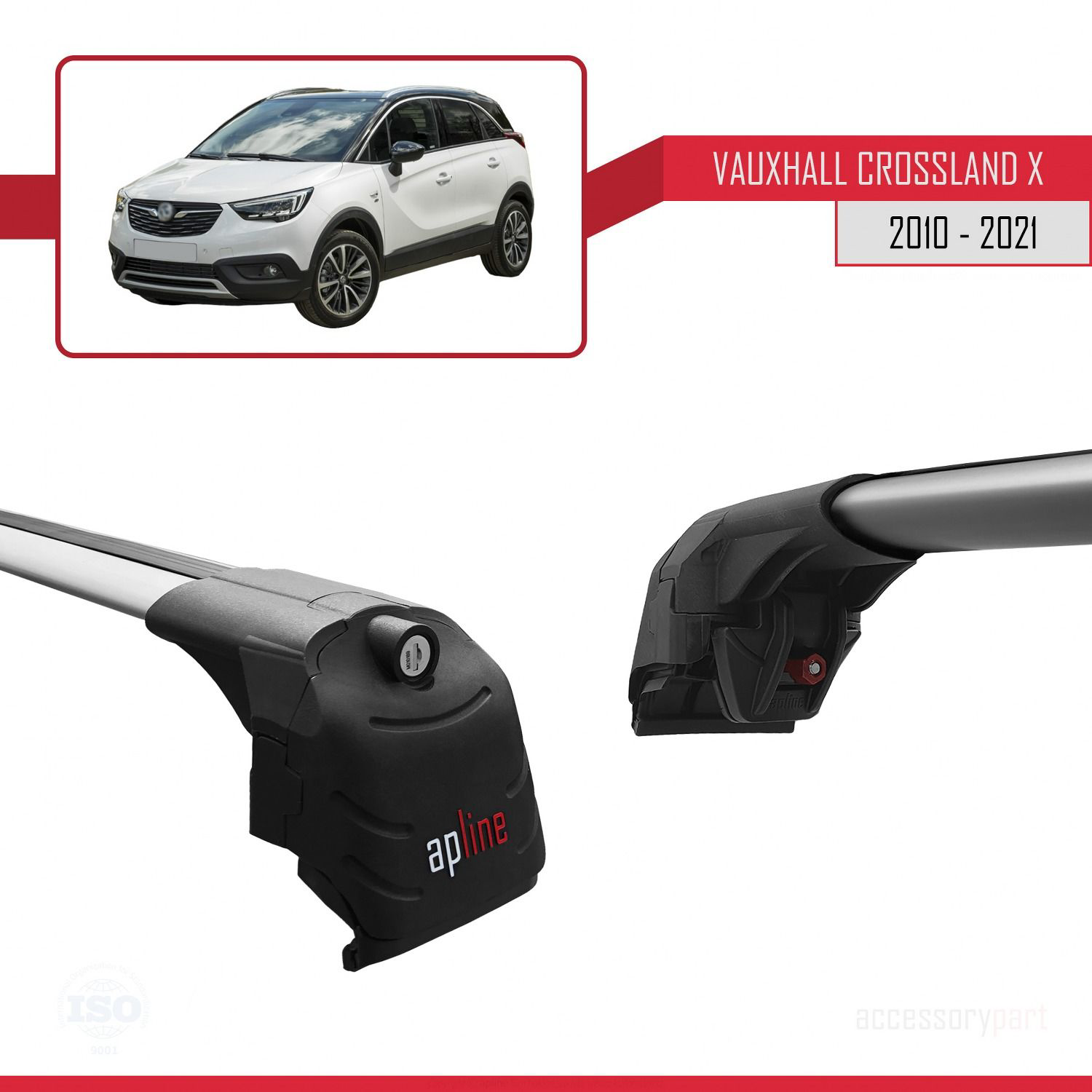 Vauxhall CROSSLAND X 2017-2020 Arası ile uyumlu ACE-2 Ara Atkı Ta