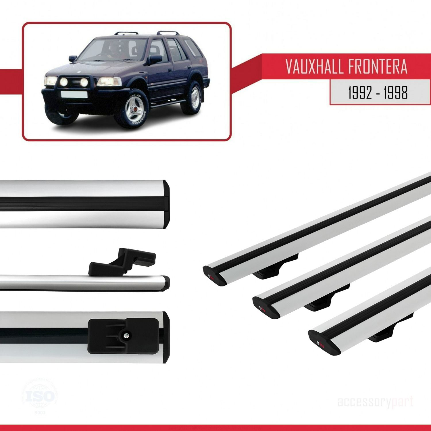Vauxhall Frontera 1992-1998 Arası ile uyumlu Basic Model Ara Atkı