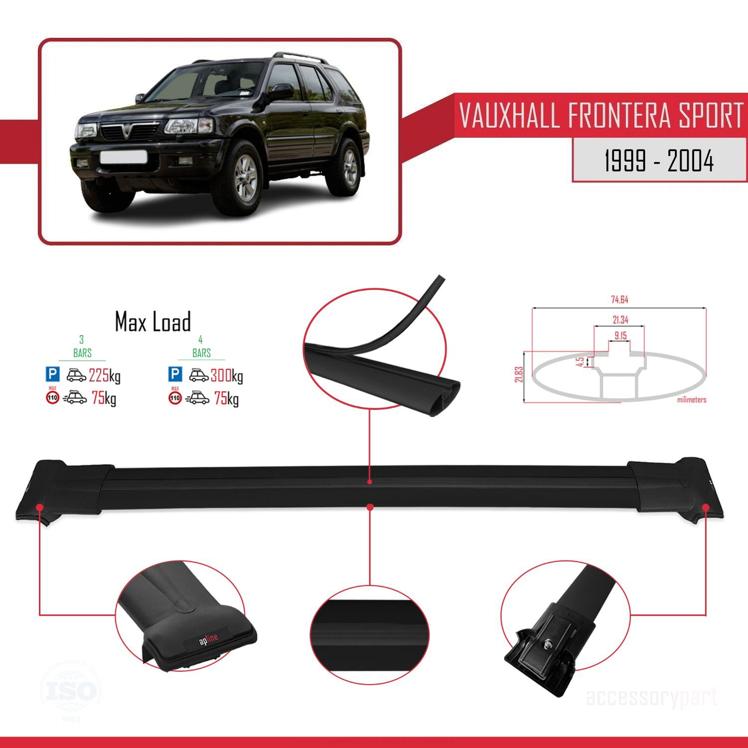 Drs Tuning Vauxhall Frontera Sport 1999-2004 Arasi İle Uyumlu Fly Model Ara 