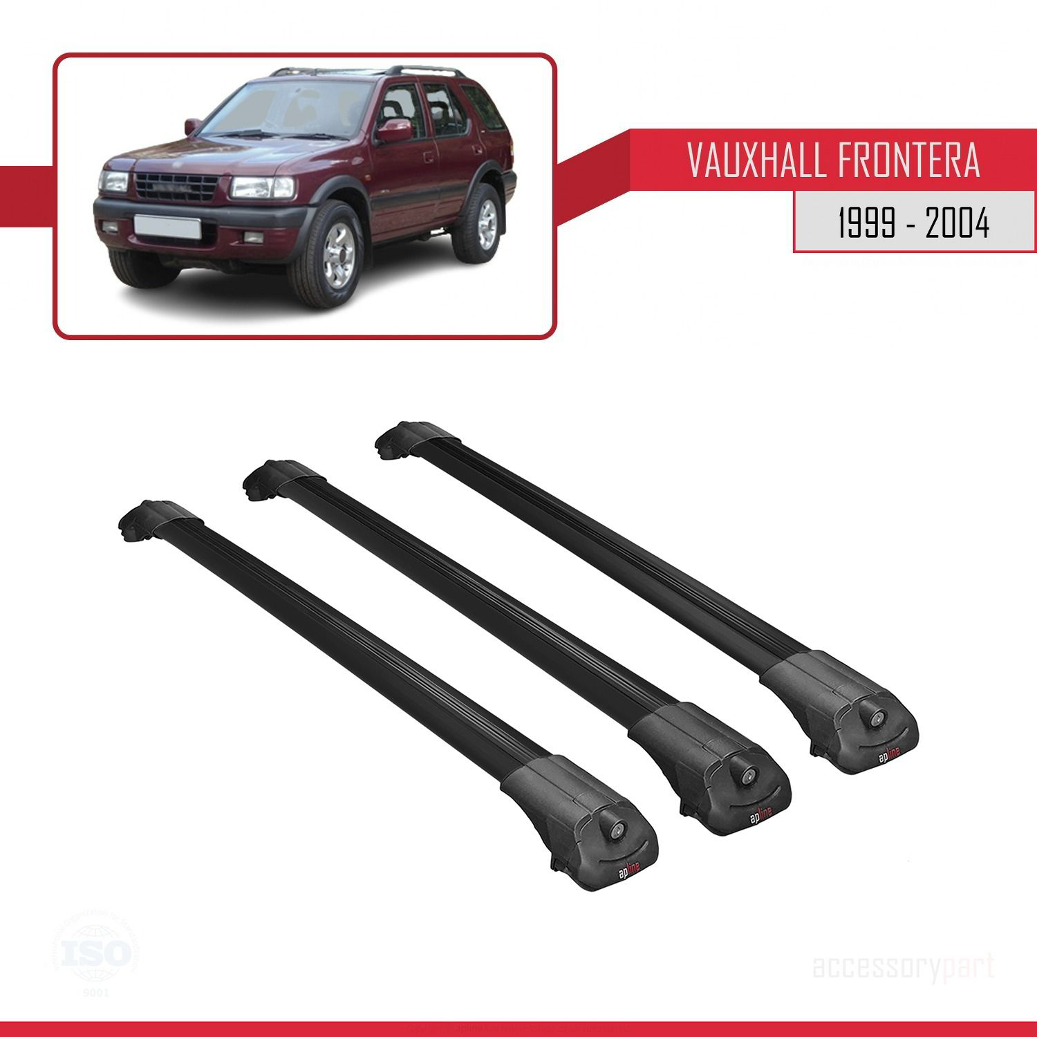 Vauxhall Frontera 1999-2004 Arası ile uyumlu ACE-1 Ara Atkı Tavan