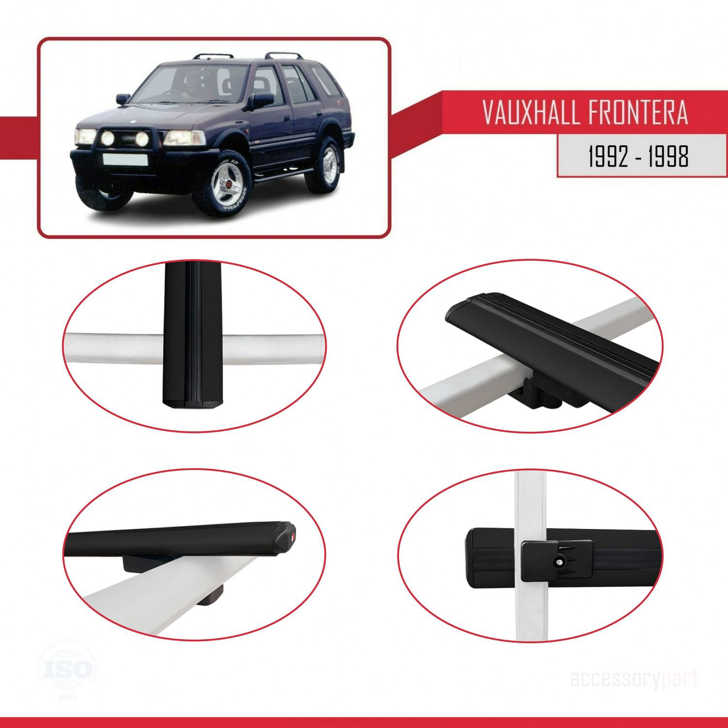 Vauxhall Frontera 1992-1998 Arası ile uyumlu Basic Model Ara Atkı