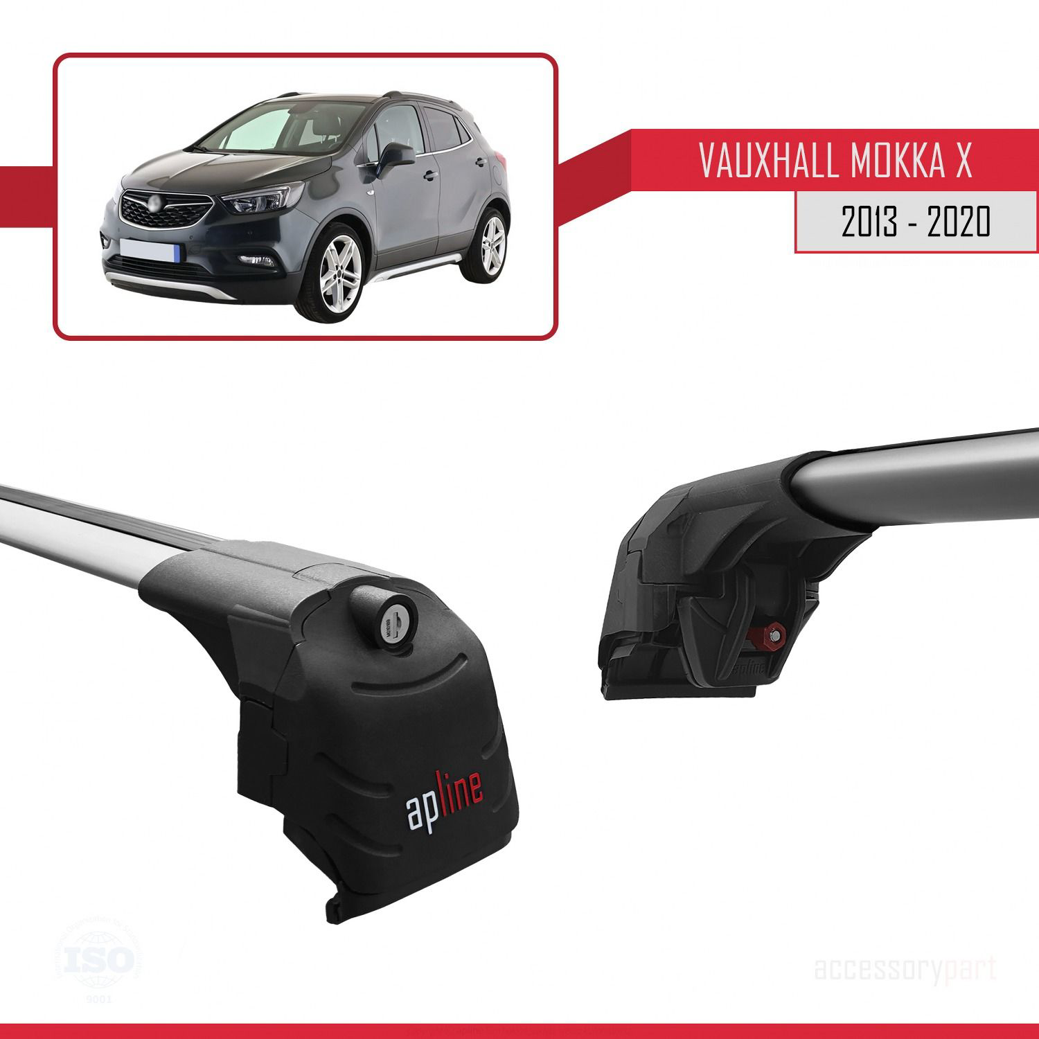 Vauxhall MOKKA X 2013-2020 Arası ile uyumlu ACE-2 Ara Atkı Tavan 