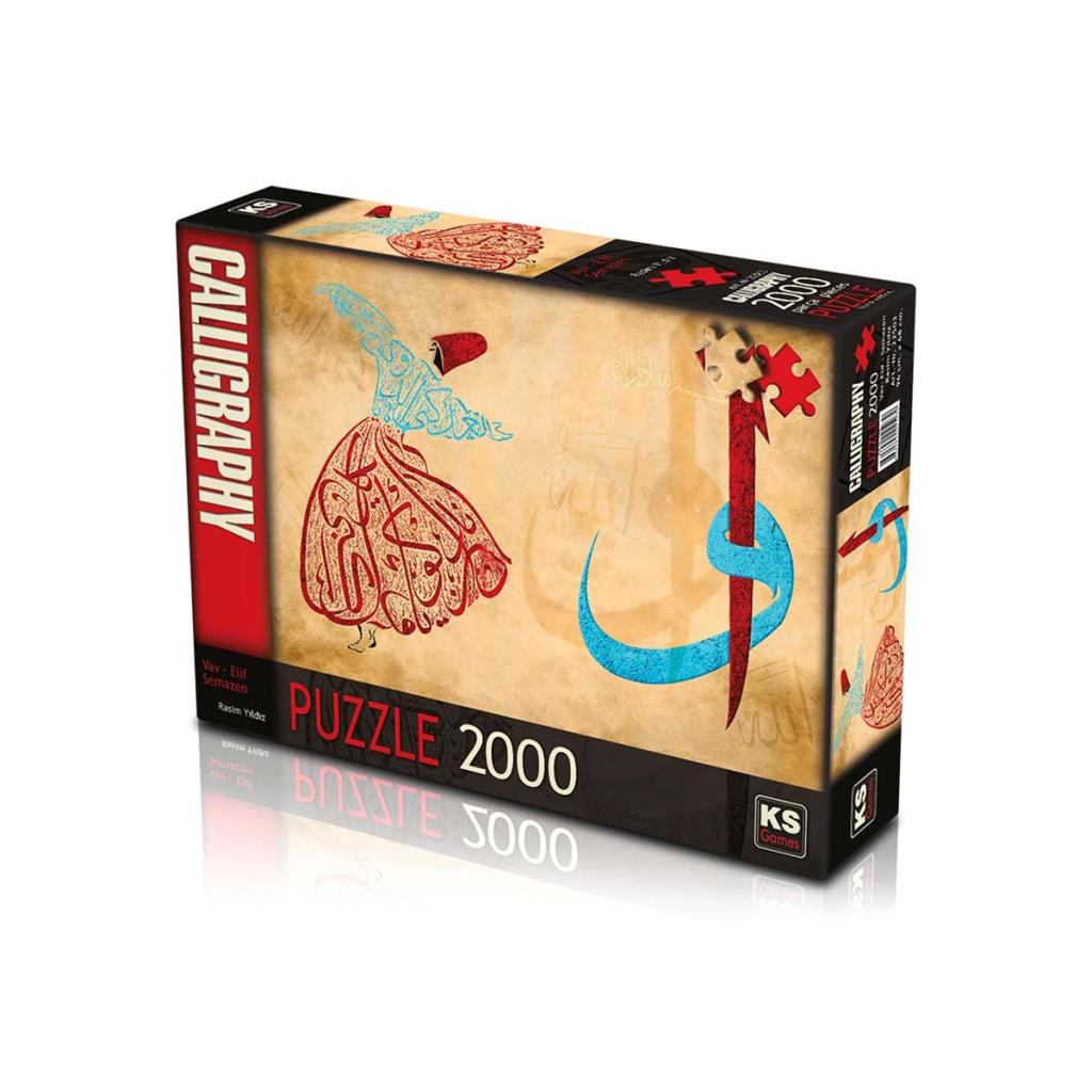 Vav-Elif-Semazen 2000 Parça Puzzle Vav-Elif-Semazen 2000 Parça Puzzle