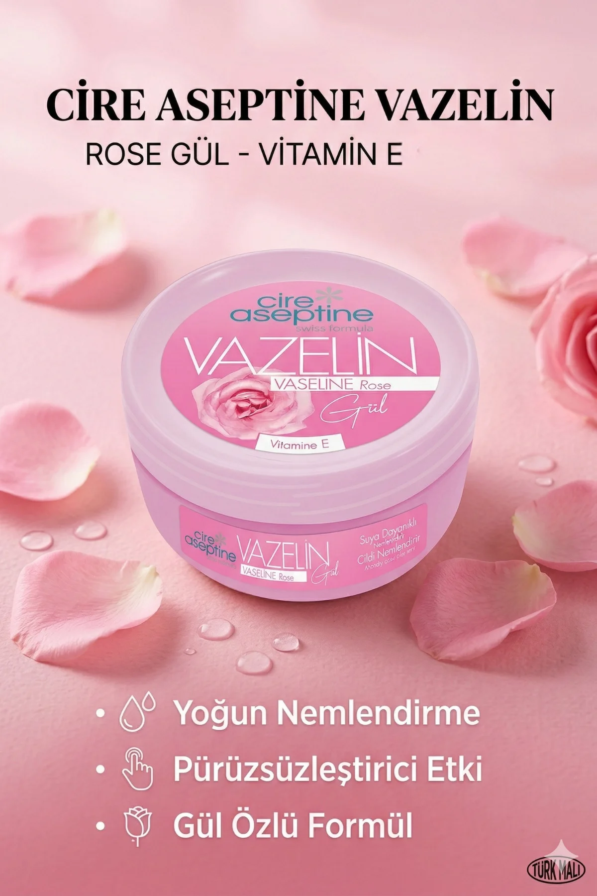Vazelin Gül 150 Ml