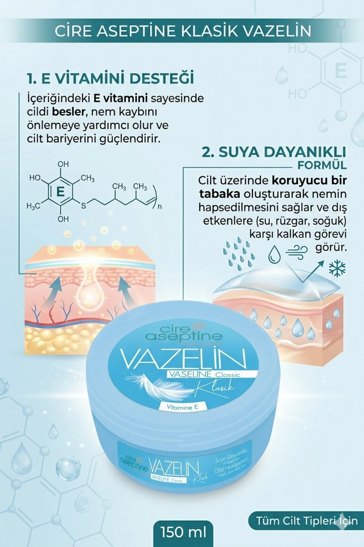 Vazelin Klasik 150 ml
