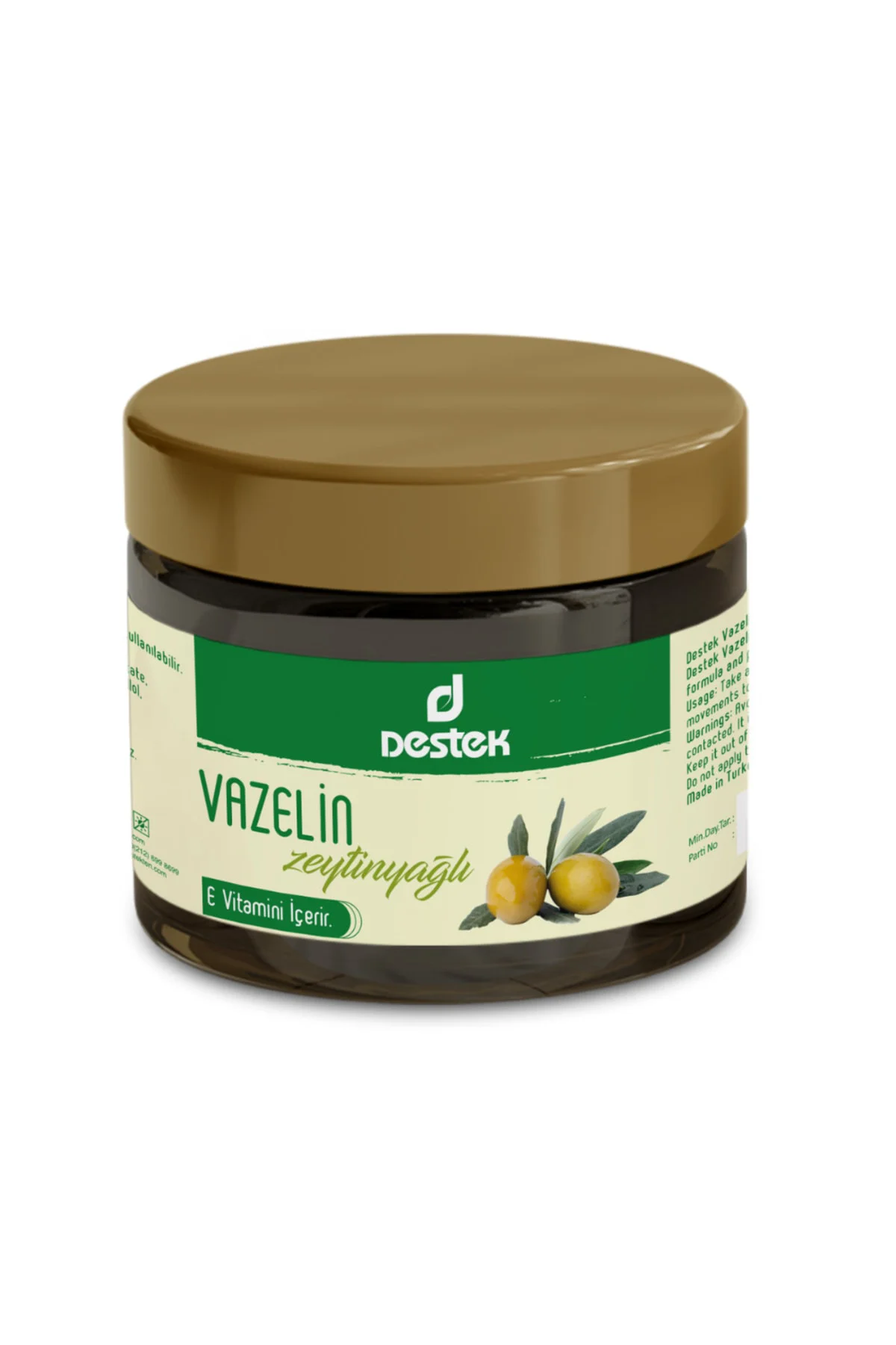 Vazelin Zeytinyağlı 140 Ml - Besleyici ve Nemlendirici Bakım