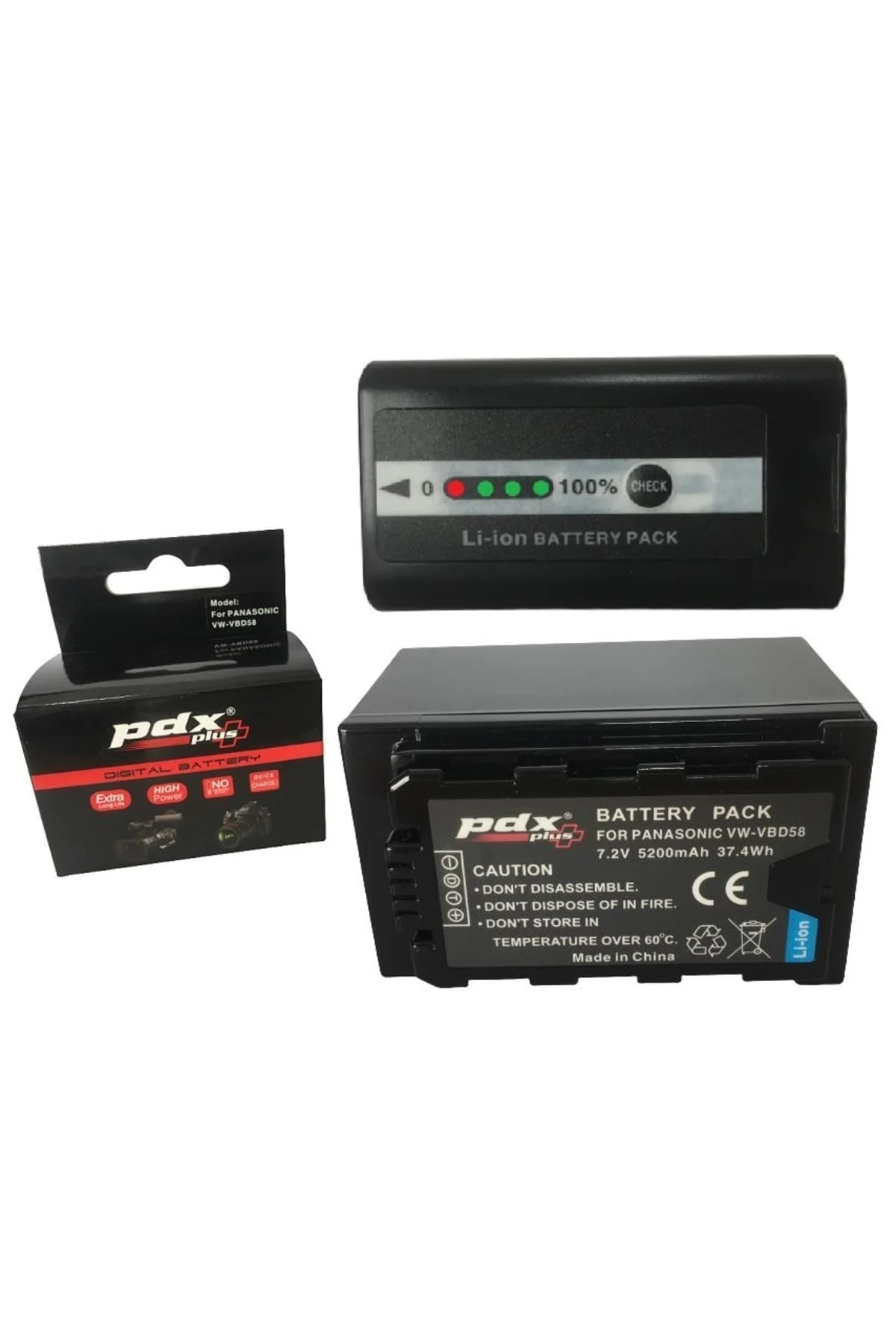 VBD58 Panasonic MDH2 Kamera Batarya