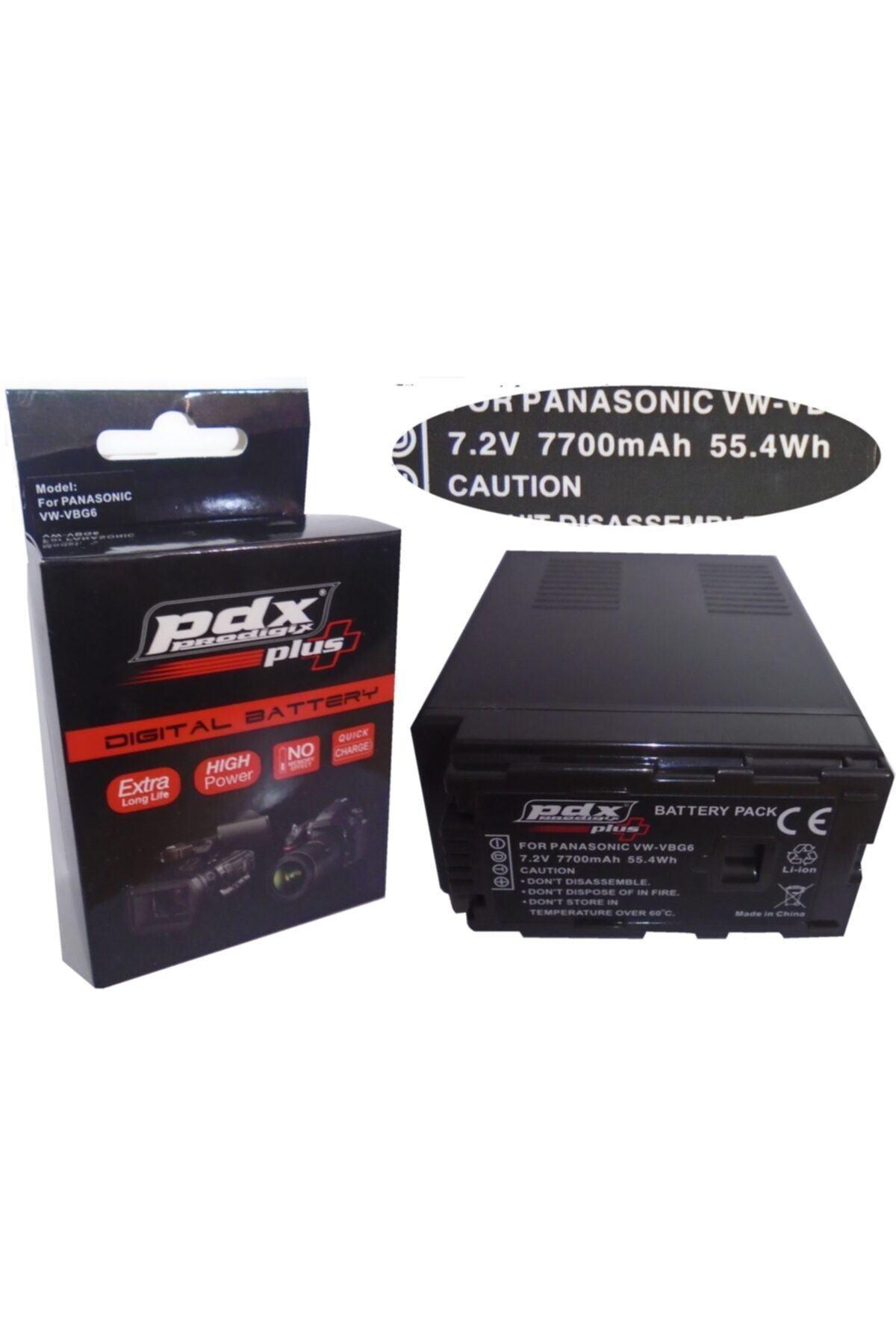 Pdx Vbg6, Panasonic Ag-Ac160 Batarya