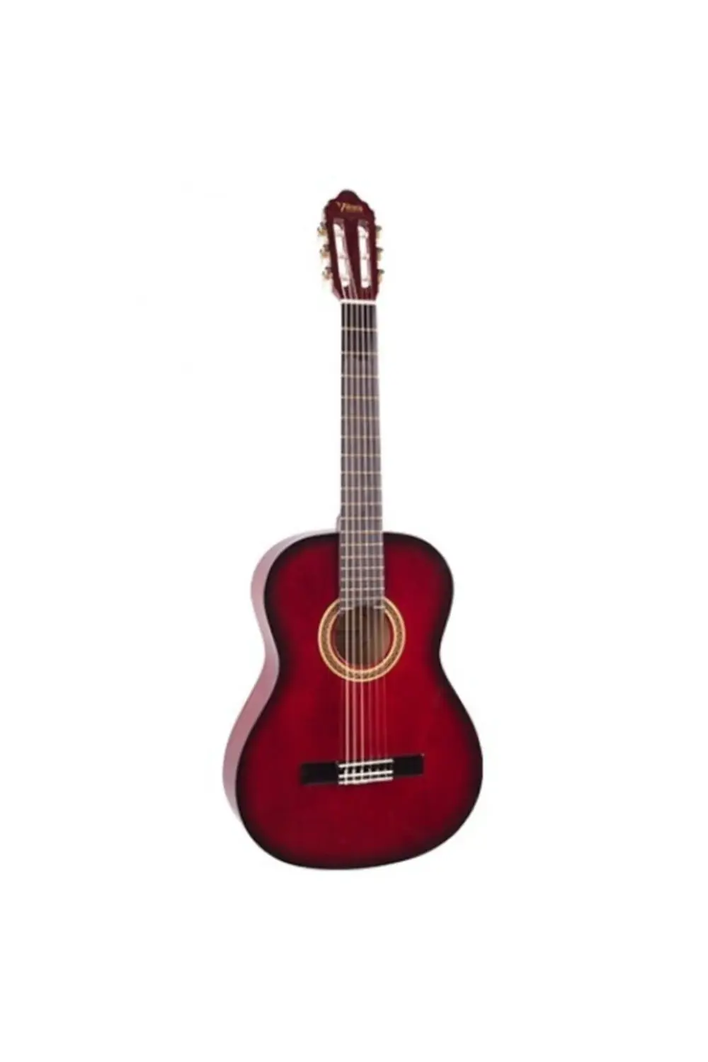 Vc103trds Klasik Gitar Sap Çelikli 3/4 Kırmızı Sunburst