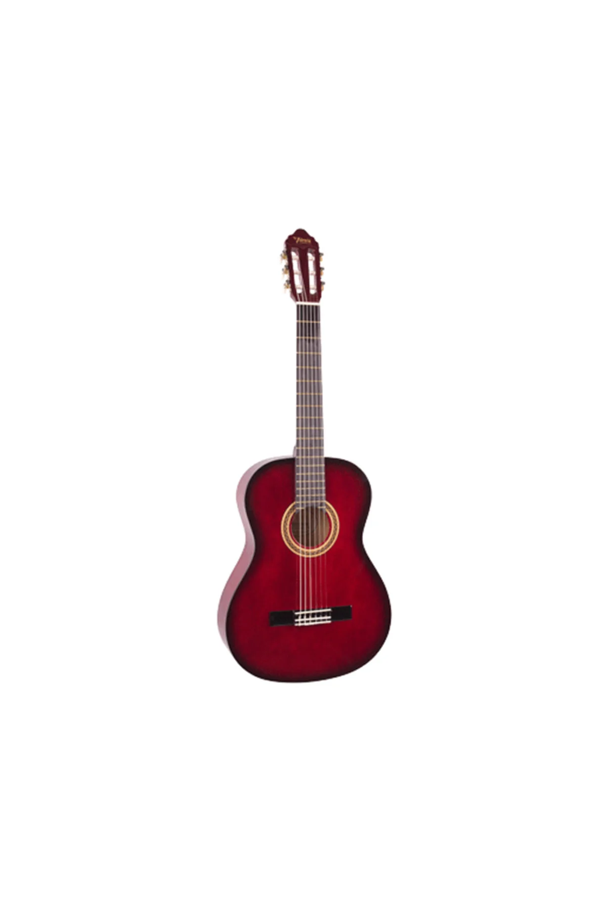 VC104TRDS Klasik Gitar 4/4 Bordo Sunburst Sap Çelikli