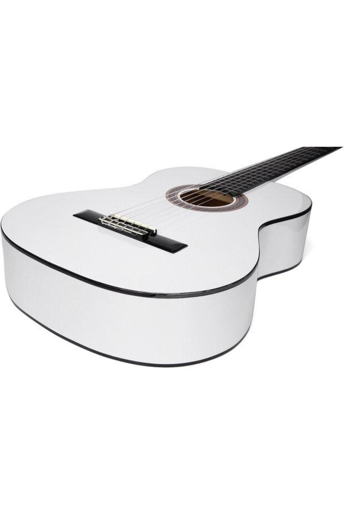 Valencia Vc104twt Klasik Gitar 4/4 Beyaz Sap Çelikli + Kilif + Pena