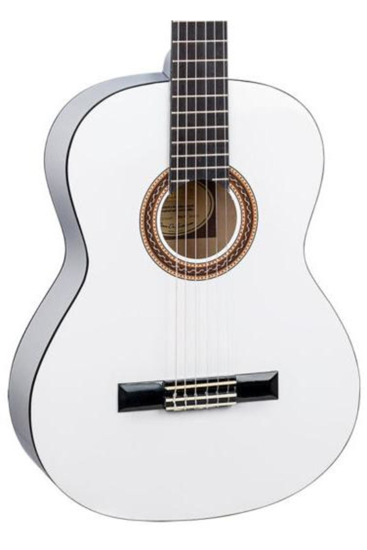 Valencia Vc104twt Klasik Gitar 4/4 Beyaz Sap Çelikli + Kilif + Pena