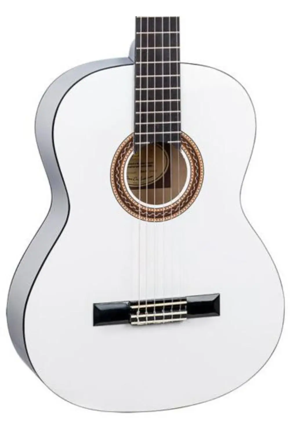 VC104TWT KLASİK GİTAR 4/4 BEYAZ SAP ÇELİKLİ + KILIF + PENA